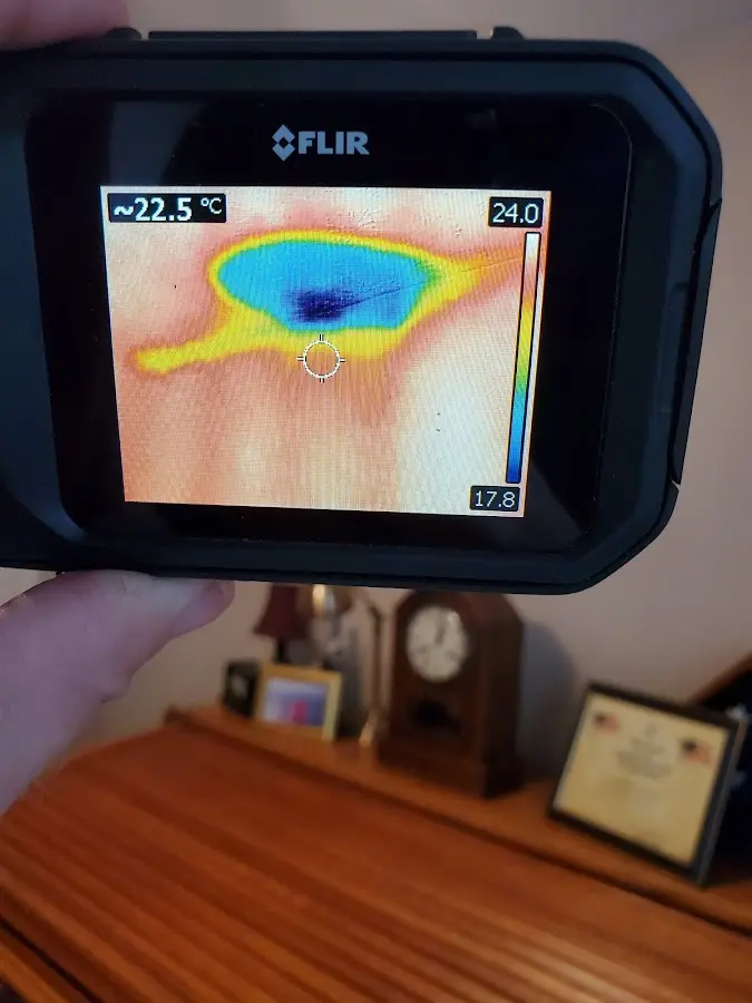 Thermal imaging inspection for water damage in Centerton