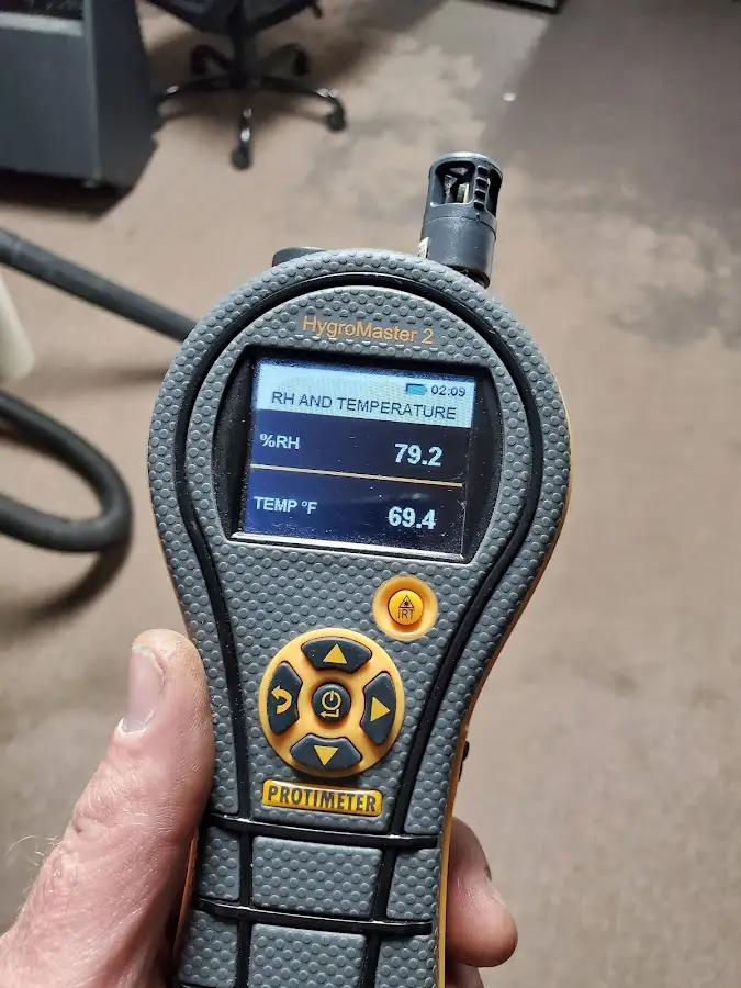 Moisture meter humidity assessment for Mold Remediation & Removal in Centerton